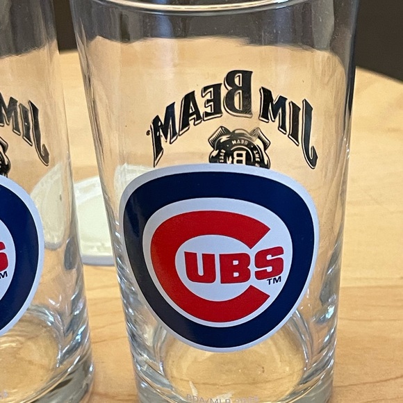 Chicago Cubs Jim Beam glasses - Picture 5 of 6